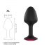 Dorcel Geisha Plug Ruby XL - plug anale con gemma rosa (nero)