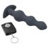 Dorcel Deep Secret M - Vibratore anale nero ricaricabile con telecomando