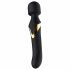 Dorcel Orgasmi Doppi Oro - Vibratore Massaggiatore Ricaricabile 2in1 (Nero) 