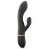 Dorcel Glam Rabbit - Vibratore nero con stimolatore clitorideo ricaricabile