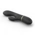 Vibratore Rabbit Glam Dorcel con stimolatore clitorideo e ricaricabile (nero) 