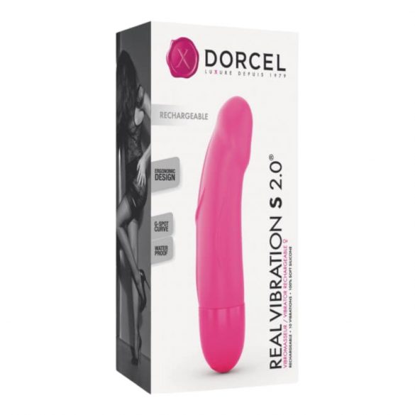 Vibratore Ricaricabile Dorcel Real Vibration S 2.0 - Rosa 