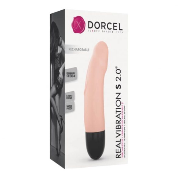 Vibratore Ricaricabile Dorcel Real Vibration S 2.0 - Naturale 