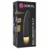 Vibratore Ricaricabile Dorcel Real Vibration S 2.0 in Silicone Nero-Oro 