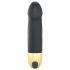 Vibratore Ricaricabile Dorcel Real Vibration S 2.0 in Silicone Nero-Oro 