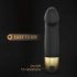 Vibratore Ricaricabile Dorcel Real Vibration S 2.0 in Silicone Nero-Oro 