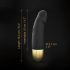 Vibratore Ricaricabile Dorcel Real Vibration S 2.0 in Silicone Nero-Oro 