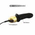 Mini Amante Ricaricabile 2.0 - Vibratore per Punto G in Silicone (Nero-Oro) 