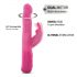 Dorcel Baby Rabbit 2.0 - vibratore ricaricabile con stimolatore clitorideo (rosa)