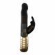 Vibratore Dorcel Baby Rabbit 2.0 con Stimulation del Clitoride e Ricaricabile (Nero-Oro) 