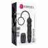 Vibratore Anale a Controllo Remoto e Ricaricabile Dorcel Deep Seeker con Anello Penico (Nero) 