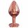 Dorcel Diamond Plug M - plug anale in alluminio - medio (rosa dorato)