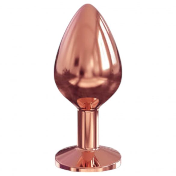 Plug Anale Diamond Dorcel M in Alluminio - Misura Media (Rosa Oro) 