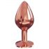 Dorcel Diamond Plug M - plug anale in alluminio - medio (rosa dorato)