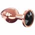 Plug Anale Diamond Dorcel M in Alluminio - Misura Media (Rosa Oro) 