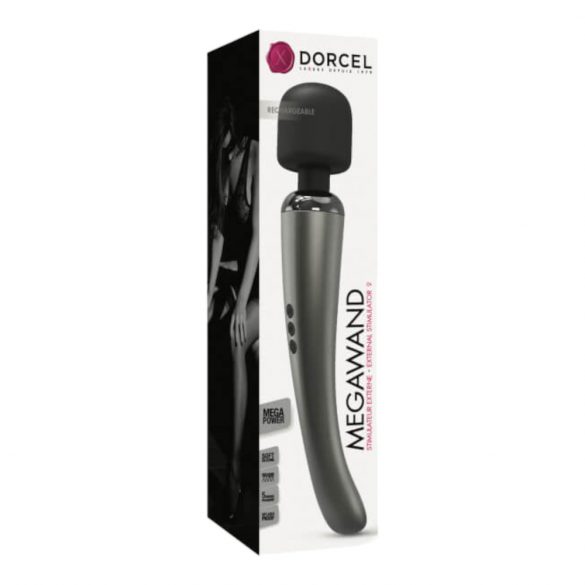 Dorcel Megawand - Vibratore Massaggiatore Ricaricabile (Grigio Argento) 