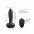 Vibratore Dorcel a Spinta Profonda con Telecomando e Batteria Ricaricabile (Nero) 