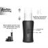 Masturbatore Dorcel Thrust Blow a batteria con piedistallo e funzione di spinta (nero) 