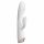 Dorcel Flexi Rabbit - vibratore con braccio flessibile riscaldante per il clitoride (bianco)