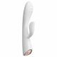 Dorcel Flexi Rabbit - vibratore con braccio flessibile riscaldante per il clitoride (bianco)