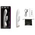 Dorcel Flexi Rabbit - Vibratore riscaldante con stimolatore clitorideo (bianco)