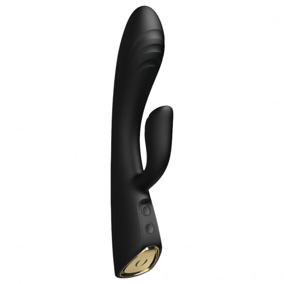 Vibratore Rabbit Flexi con Clitoride e Funzione Riscaldante Ricaricabile di Dorcel (Nero) 