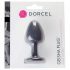 Dorcel Geisha Plug M - plug anale con sfere (nero)