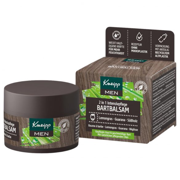 Kneipp MEN - Balsamo 2 in 1 per la cura intensiva della barba (50ml)