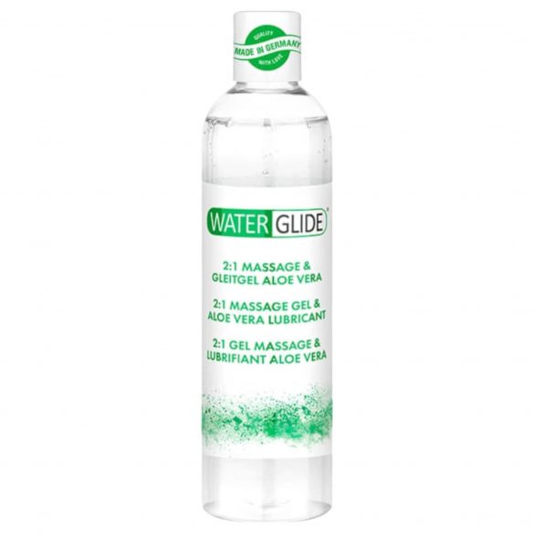 Waterglide 2in1 - Gel Lubrificante e da Massaggio a Base d'Acqua con Aloe Vera (300ml) 