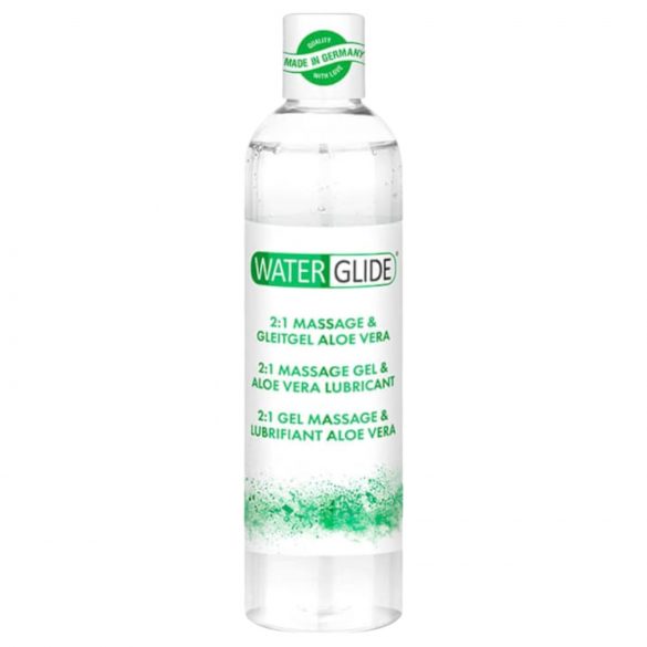 Waterglide 2in1 - Gel Lubrificante e da Massaggio a Base d'Acqua con Aloe Vera (300ml) 