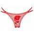 Tanga a Forma di Rosa - Rosso (S-L) 