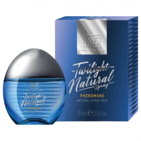 Profumo di Feromoni HOT Twilight Natural per Uomo (15ml) - Senza Fragranza 