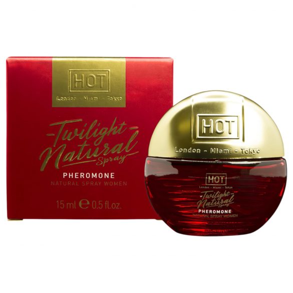 Parfum Naturale HOT Twilight Senza Profumo con Feromoni per Donna (15ml) 