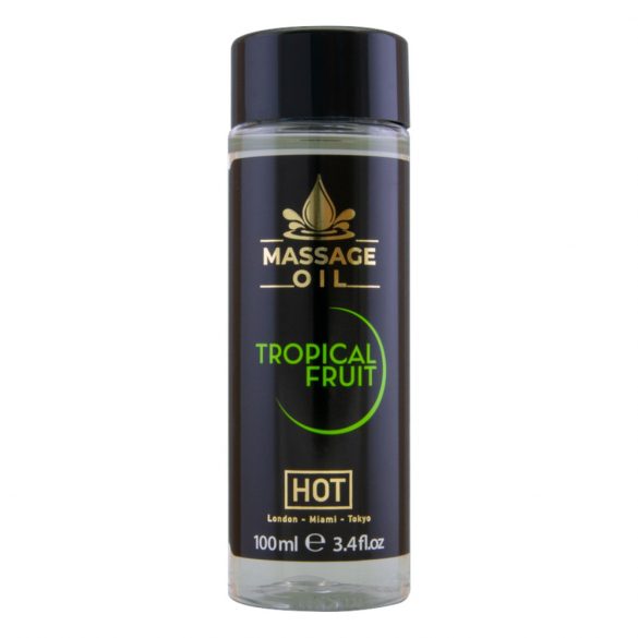 Olio da massaggio per la cura della pelle HOT - Frutta tropicale (100ml) 