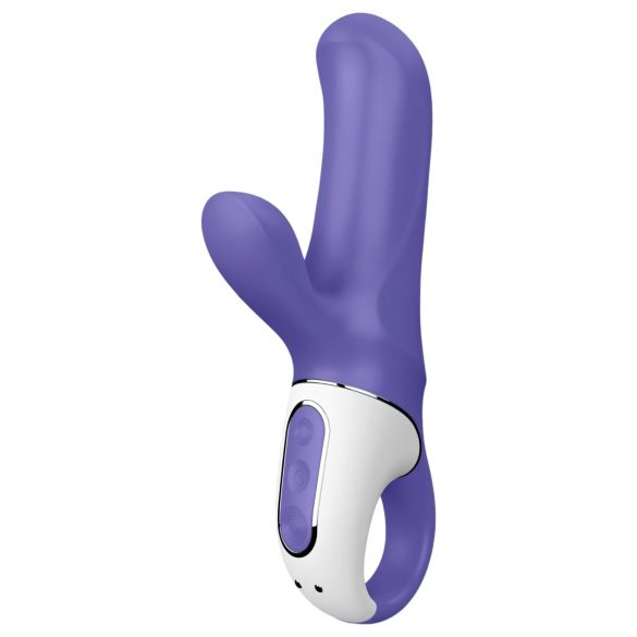 Satisfyer Magic Bunny - Vibratore con stimolatore, impermeabile e ricaricabile (blu)