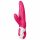 Satisfyer Signor Rabbit - Vibratore ricaricabile impermeabile con stimolatore clitorideo (rosa) 