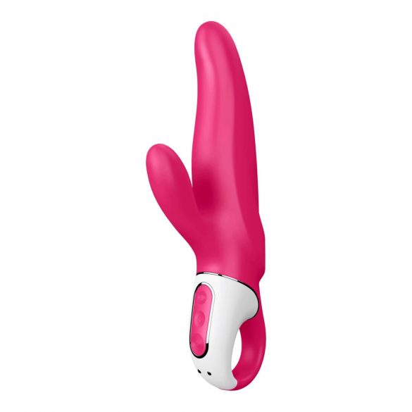 Satisfyer Signor Rabbit - Vibratore ricaricabile impermeabile con stimolatore clitorideo (rosa) 