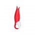 Fiore del Piacere Power Satisfyer - Vibratore Ricaricabile Impermeabile (Rosso) 