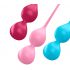 Satisfyer V Balls - Duo di palline per il rinforzo muscolare profondo (set di 3 pezzi) 