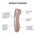 Stimolatore Clitorideo Ricaricabile Satisfyer Pro 2+ con Vibrazione (Marrone) 