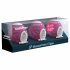 Satisfyer Egg Bubble - set di uova masturbatorie (3 pezzi)