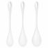 Kit di Sfere Yoni Satisfyer Power 1 - Bianco (Set da 3 pezzi) 