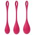 Satisfyer Yoni Power 1 - Set 3 Boule Geisha Rosse