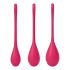 Set di palline vaginali Satisfyer Yoni Power 1 - rosso (3 pezzi) 