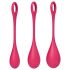 Satisfyer Yoni Power 1 - Set 3 Boule Geisha Rosse