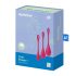 Set di palline vaginali Satisfyer Yoni Power 1 - rosso (3 pezzi) 