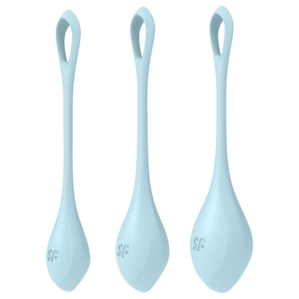 Satisfyer Yoni Power 2 - Set di Sfere Vaginali - Blu (3 Pezzi) 