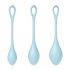 Satisfyer Yoni Power 2 - Set di Sfere Vaginali - Blu (3 Pezzi) 