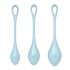 Satisfyer Yoni Power 2 - Set di Sfere Vaginali - Blu (3 Pezzi) 