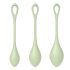 Set di Palline Kegel "Satisfyer Yoni Power 2" Verde (3 Pezzi) 